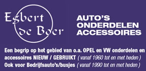 Egbert de Boer Auto's